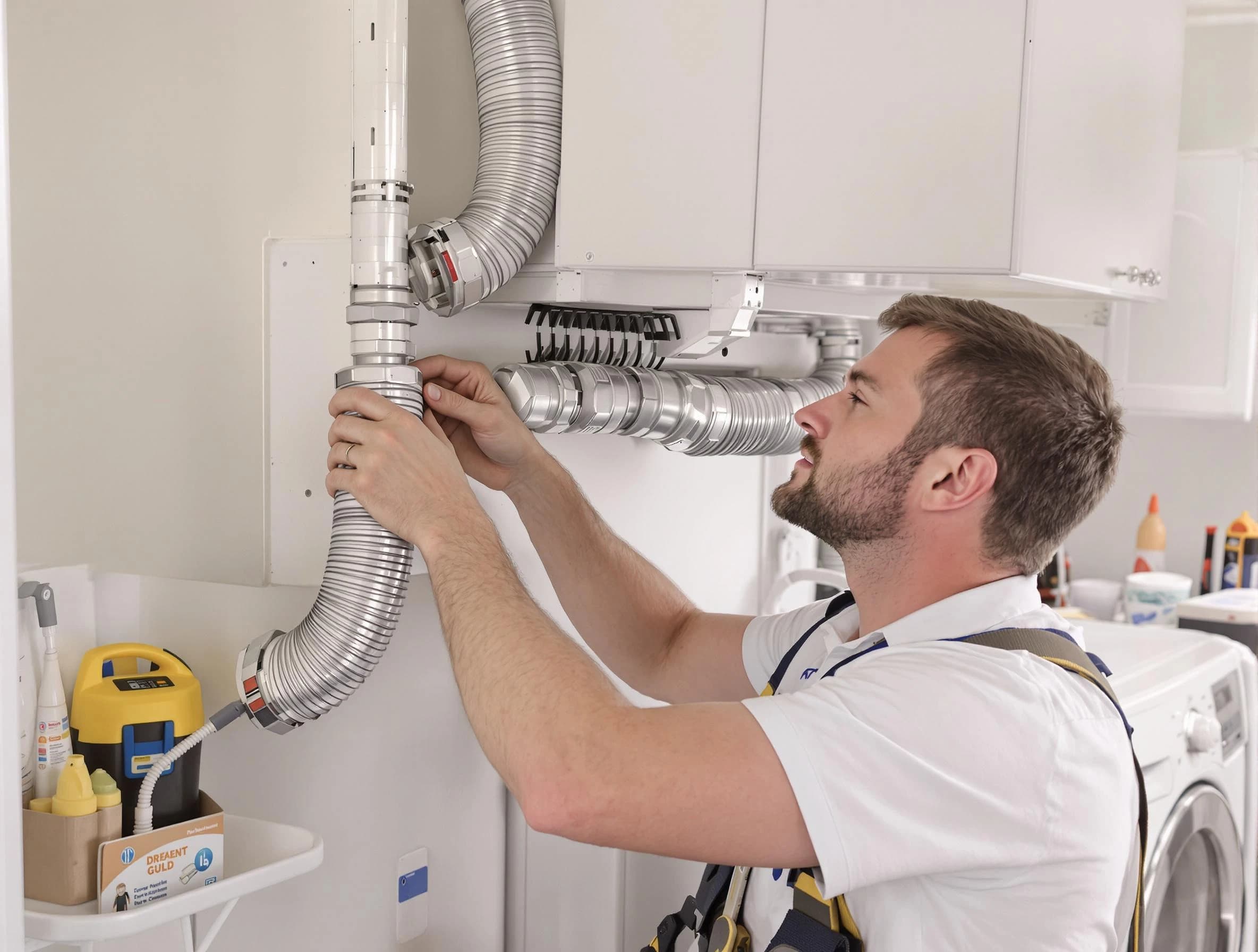 Professional dryer vent repair and installation by Elk Ridge Dryer Vent Cleaning in Elk Ridge
