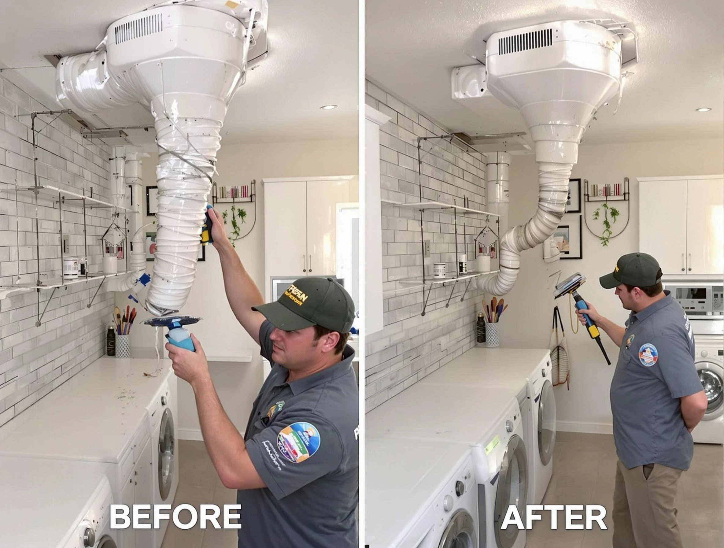 Professional dryer exhaust vent cleaning by Elk Ridge Dryer Vent Cleaning in Elk Ridge